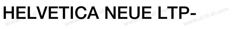 HELVETICA NEUE LTP字体转换